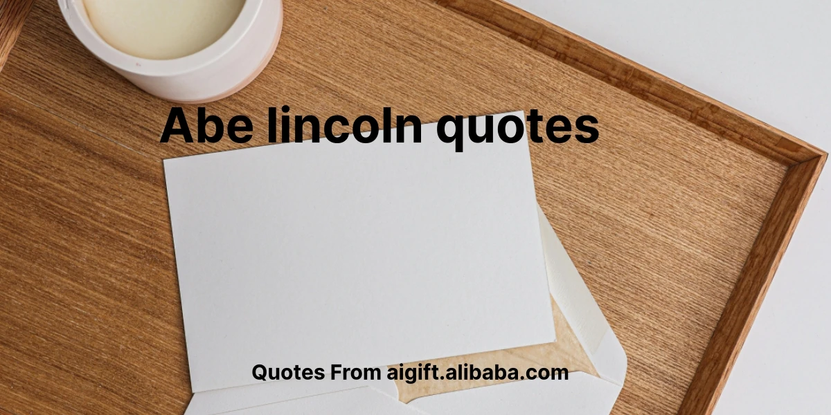 100 Abe Lincoln Quotes Insightful Wisdom Timeless Inspiration