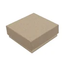 Custom High Quality Luxury Velvet Foam Insert Earring Ring Unique Square Jewelry Box