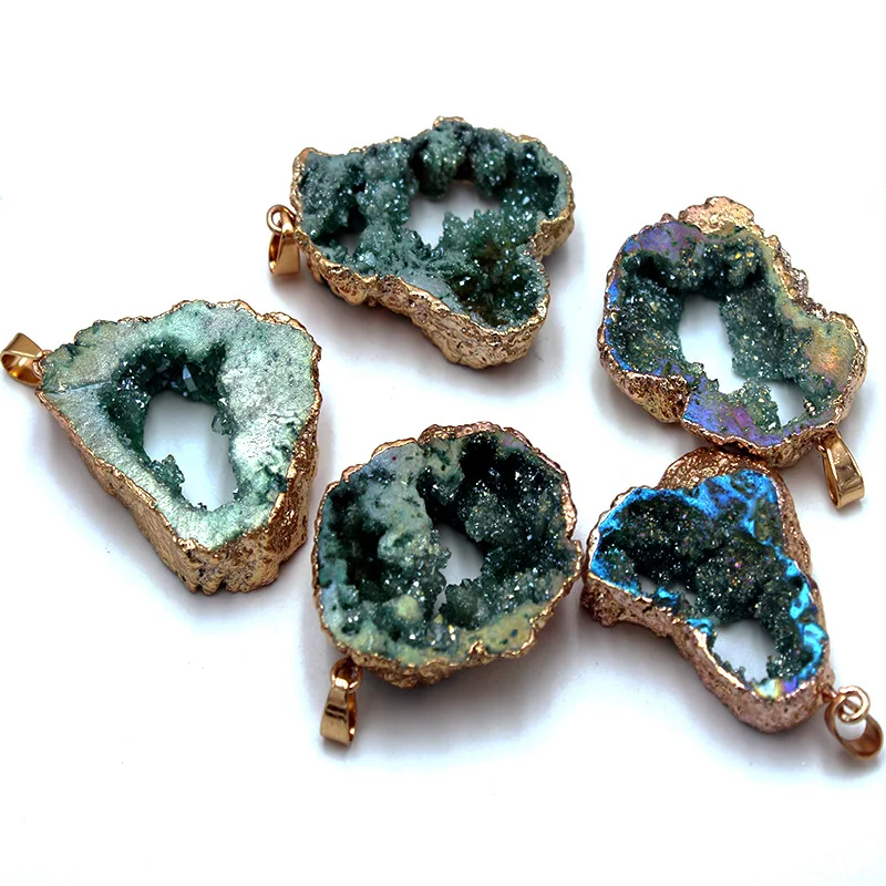 Irregular Agate Natural Stone Druzy Pendant Necklace for Women DIY Crystal Quartz Pendant Necklace Gmstone Jewelry
Irregular Agate Natural Stone Druzy Pendant Necklace for Women DIY Crystal Quartz Pendant Necklace Gmstone Jewelry