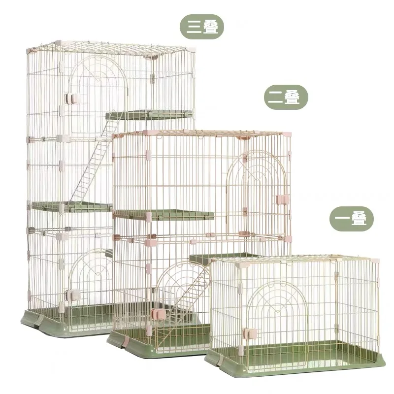 New Arrivals Stainless steel Multi-size Pet Cage Matcha Colors Eco-friendly Paint Indoor Cat House Large Pet Cat Cage, Customized
New Arrivals Stainless steel Multi-size Pet Cage Matcha Colors Eco-friendly Paint Indoor Cat House Large Pet Cat Cage, Customized