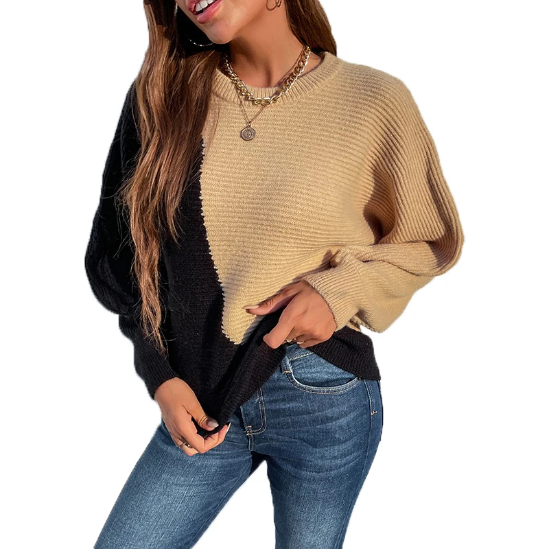 2021 autumn winter new loose casual women's sweater long sleeve Pullover round neck sweater women
2021 autumn winter new loose casual women's sweater long sleeve Pullover round neck sweater women