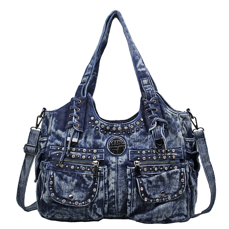 Trendy Wholesale Leisure Luxury Classic Fashion Denim Shoulder Purse Hand Bag For Women 
Trendy Wholesale Leisure Luxury Classic Fashion Denim Shoulder Purse Hand Bag For Women