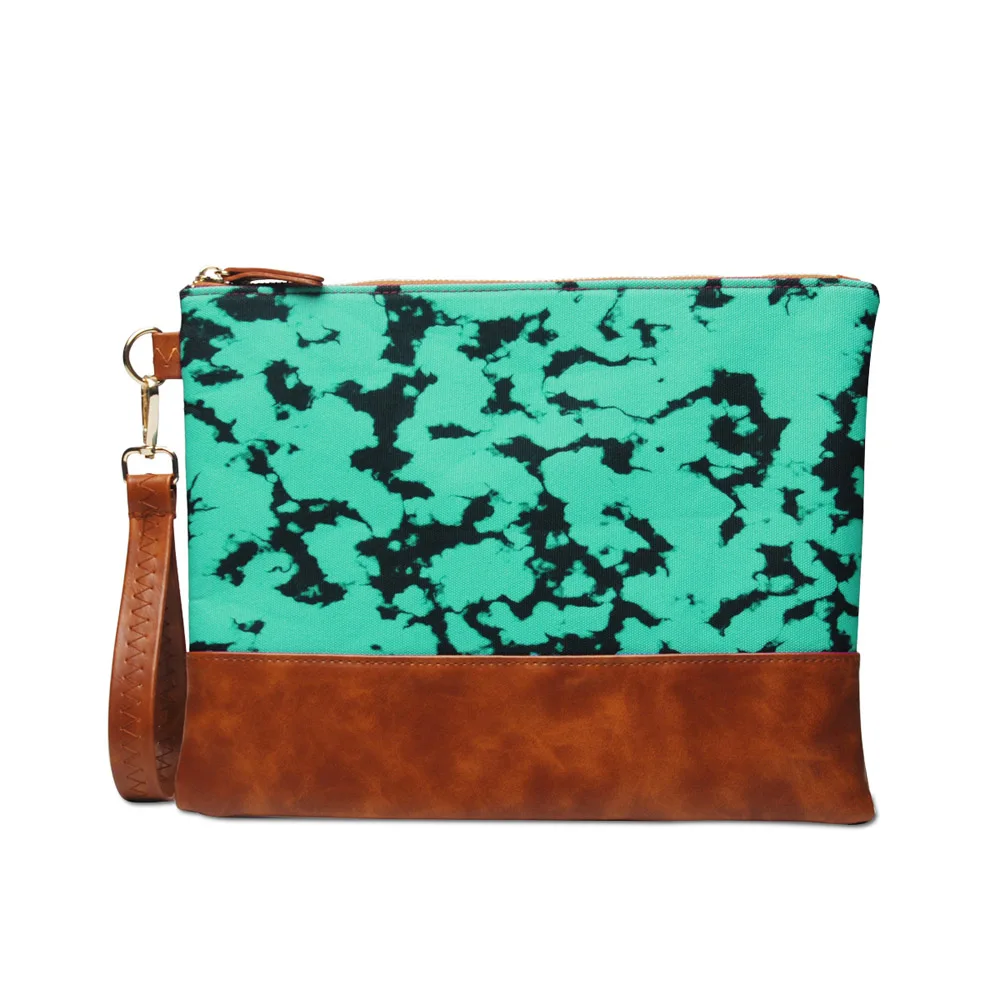 DOMIL1753 Turquoise Canvas Print Wristlet Purse Hand Clutch Wallet Accessories Organize Cosmetic Makeup Bag for Women
DOMIL1753 Turquoise Canvas Print Wristlet Purse Hand Clutch Wallet Accessories Organize Cosmetic Makeup Bag for Women