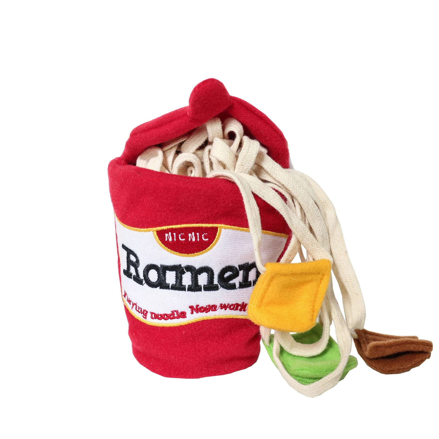 Hot style ramen sniffing interactive cute pet food leakage toy dog puzzle dog sniffing toy
Hot style ramen sniffing interactive cute pet food leakage toy dog puzzle dog sniffing toy