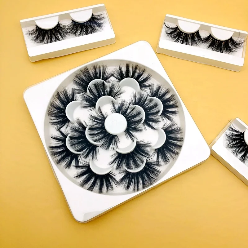 MIKIWI Flower eyelashes book custom package tray 25mm silk 5d mink lashes flower box lashes book, Natural black
MIKIWI Flower eyelashes book custom package tray 25mm silk 5d mink lashes flower box lashes book, Natural black