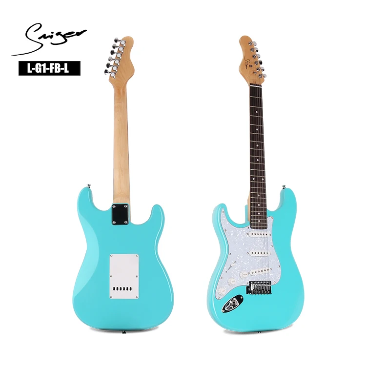 Left handed electric guitar electric 6 strings double cutaway ST electric guitar, Blue(4 available colors)
Left handed electric guitar electric 6 strings double cutaway ST electric guitar, Blue(4 available colors)