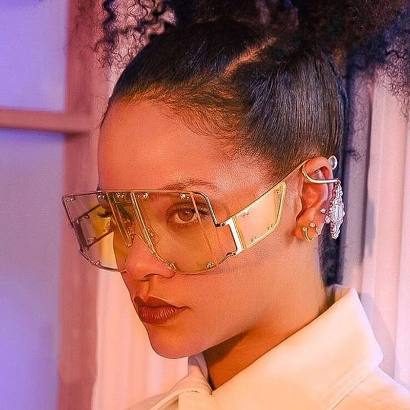 Punk Hip Hop Sunglasses Metal Large Frame Men's Women's Sunglasses Wholesale, Multi colors
Punk Hip Hop Sunglasses Metal Large Frame Men's Women's Sunglasses Wholesale, Multi colors