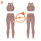 Ingor 10 year anniversary new styles activewear pocket sets women high impact sports bra and leggings