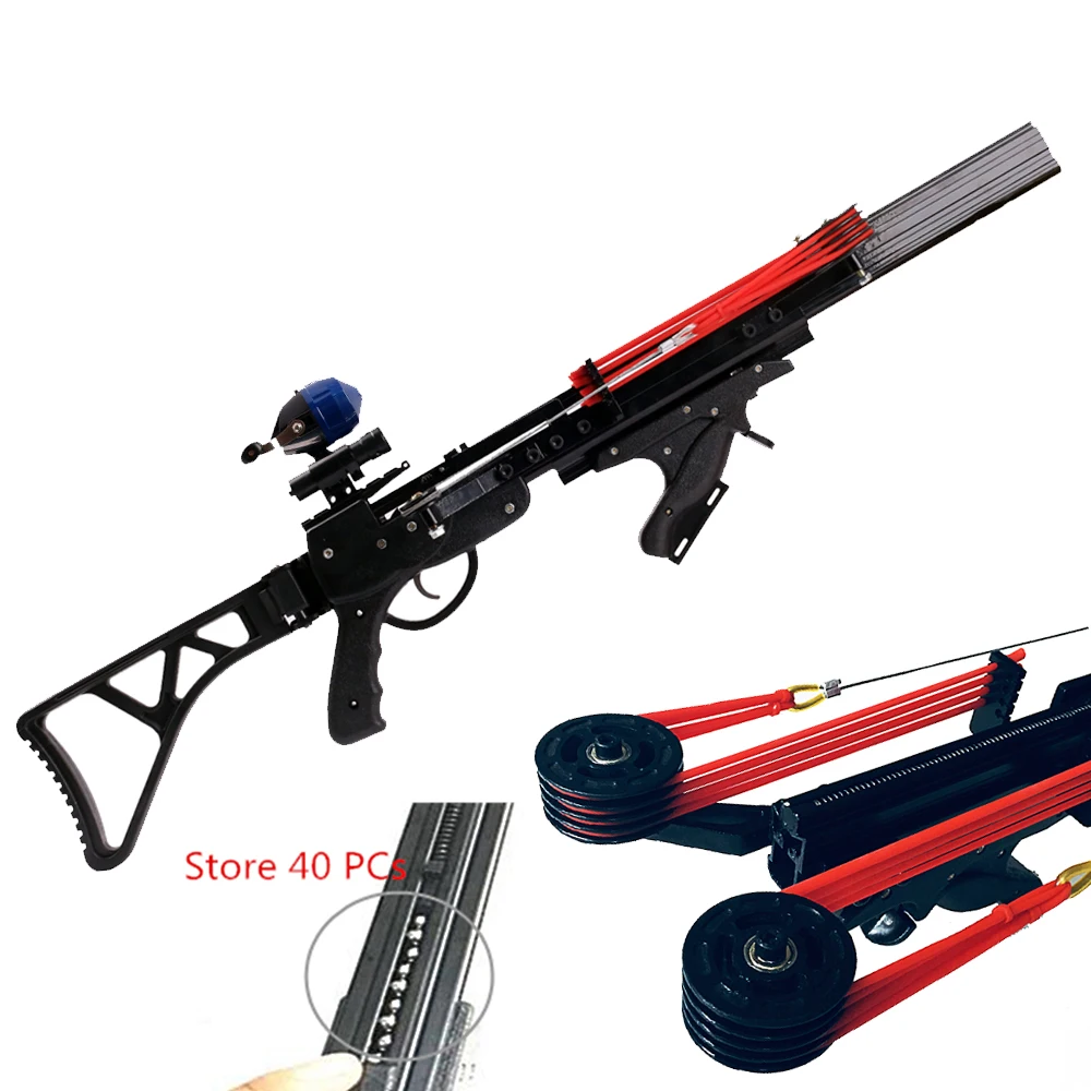 Outdoor Hunting Slingshot metal stainless steel Catapult semi-automatic continuous hunting Bow and Arrow Shooting Slingshot, Black
Outdoor Hunting Slingshot metal stainless steel Catapult semi-automatic continuous hunting Bow and Arrow Shooting Slingshot, Black