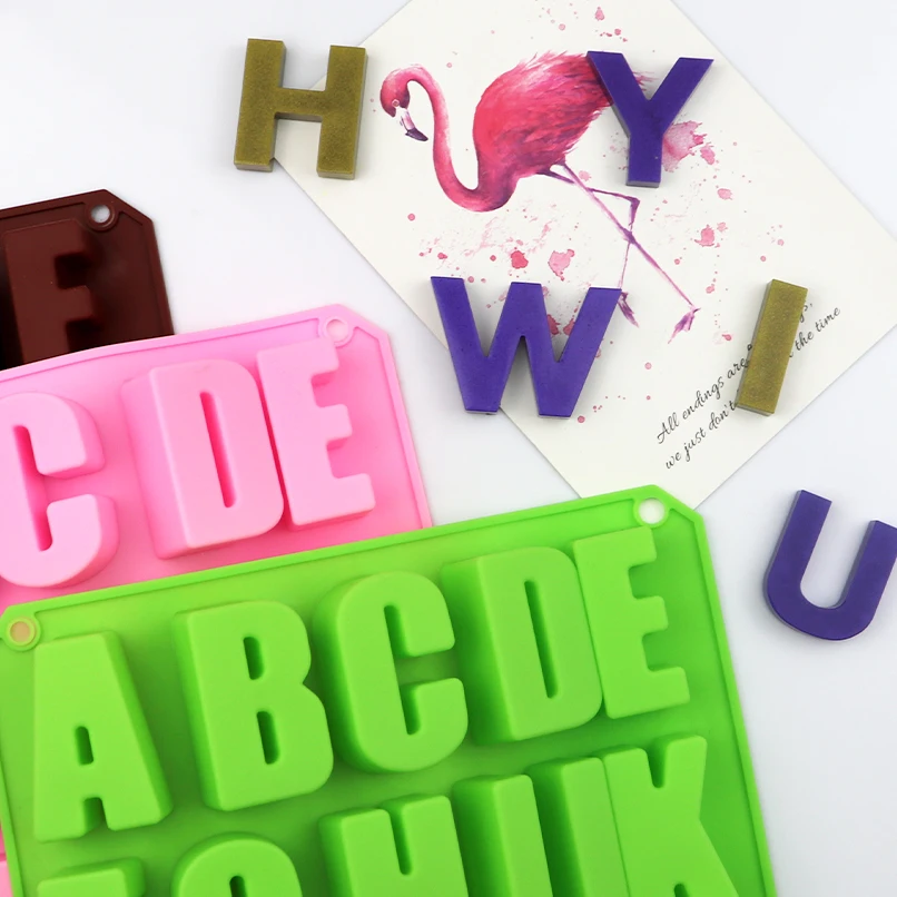 679 capital letter handmade silicon chocolate cake mold baking tools cake tools, Random
679 capital letter handmade silicon chocolate cake mold baking tools cake tools, Random