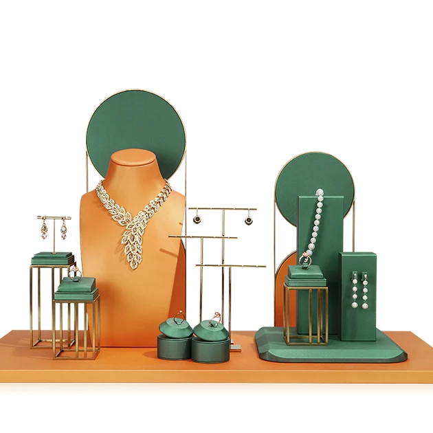 custom logo luxury green jewellery display earrings ring jewelry display set modern for bangle bracelet holder, Pink, blue, gray, khaki, green
custom logo luxury green jewellery display earrings ring jewelry display set modern for bangle bracelet holder, Pink, blue, gray, khaki, green