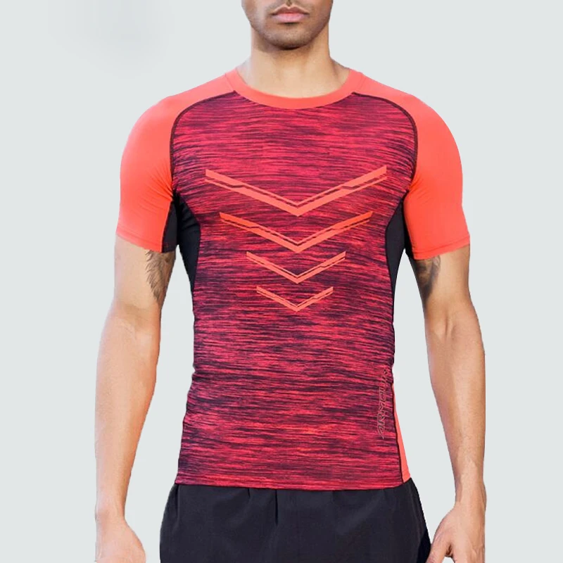 High Quality Fitness T Shirt Custom Printing Men's Compression T-shirts Running Sport Tops
High Quality Fitness T Shirt Custom Printing Men's Compression T-shirts Running Sport Tops