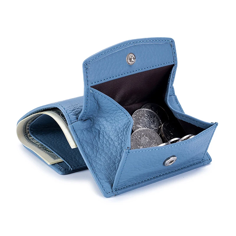 Fashion Lychee Pattern Genuine Leather Ladies Coin Purse Folding Mini Wallet RFID Card Bags Women Short Wallets, 12 solid colors
Fashion Lychee Pattern Genuine Leather Ladies Coin Purse Folding Mini Wallet RFID Card Bags Women Short Wallets, 12 solid colors