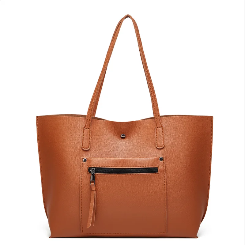 new product Women's Soft Faux Leather Tote Shoulder Bag 1005016 large capacity handbag with small pocket for women and girls
new product Women's Soft Faux Leather Tote Shoulder Bag 1005016 large capacity handbag with small pocket for women and girls