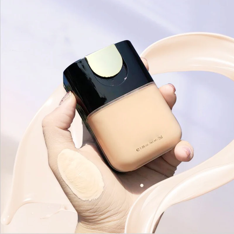 

OEM ODM Liquid Make Up Foundation Full Coverage Moisturizer Oil Control Concealer Long Lasting Waterproof Foundations Makeup, 2 colors/customized