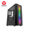 High Quality Cheap PC Gaming RGB Middle Tower Case CG-72 for ATX/MINI-ITX/MICRO-ATX Tempered Glass Fantech