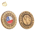 Made Souvenir Metal Souvenirs Coin Hand Made Cheap High Quality Silver Plate Metal Custom Flag Souvenir Coin