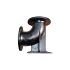 Bend Pipe Iron Pipe Fitting Ductile Iron Flange Duck Foot Bend Pipe Fitting Casting Technique