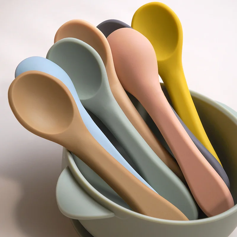 Food Grade Baby Silicone Spoon Easy Clean Silicone Spoon Waterproof Baby Silicone Spoon
Food Grade Baby Silicone Spoon Easy Clean Silicone Spoon Waterproof Baby Silicone Spoon