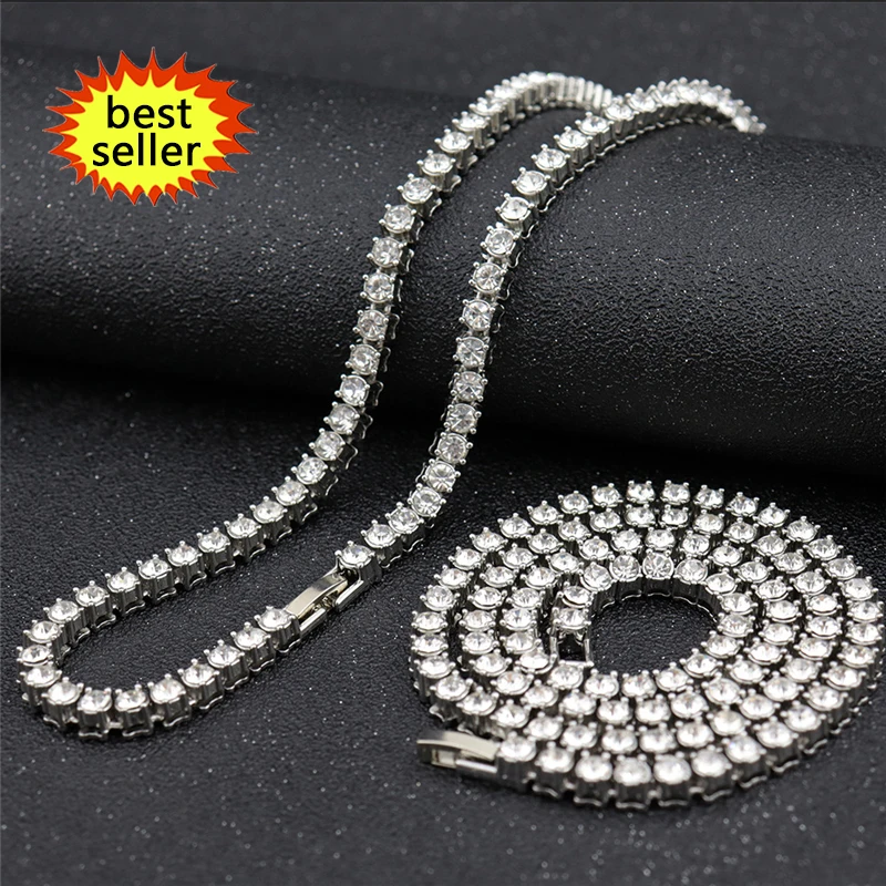 High Quality 3mm 4mm 5mm Tennis Chain Jewellery Diamond Choker Hip Hop Chains ZirconJewelry Gold Silver Rose Tennis Chain
High Quality 3mm 4mm 5mm Tennis Chain Jewellery Diamond Choker Hip Hop Chains ZirconJewelry Gold Silver Rose Tennis Chain