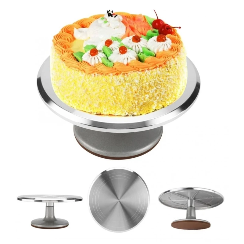 Baking Tools Decorating Table Cake Turntable Aluminum Alloy Non-slip Cake Stand Turntable Cake Turntable H681
Baking Tools Decorating Table Cake Turntable Aluminum Alloy Non-slip Cake Stand Turntable Cake Turntable H681