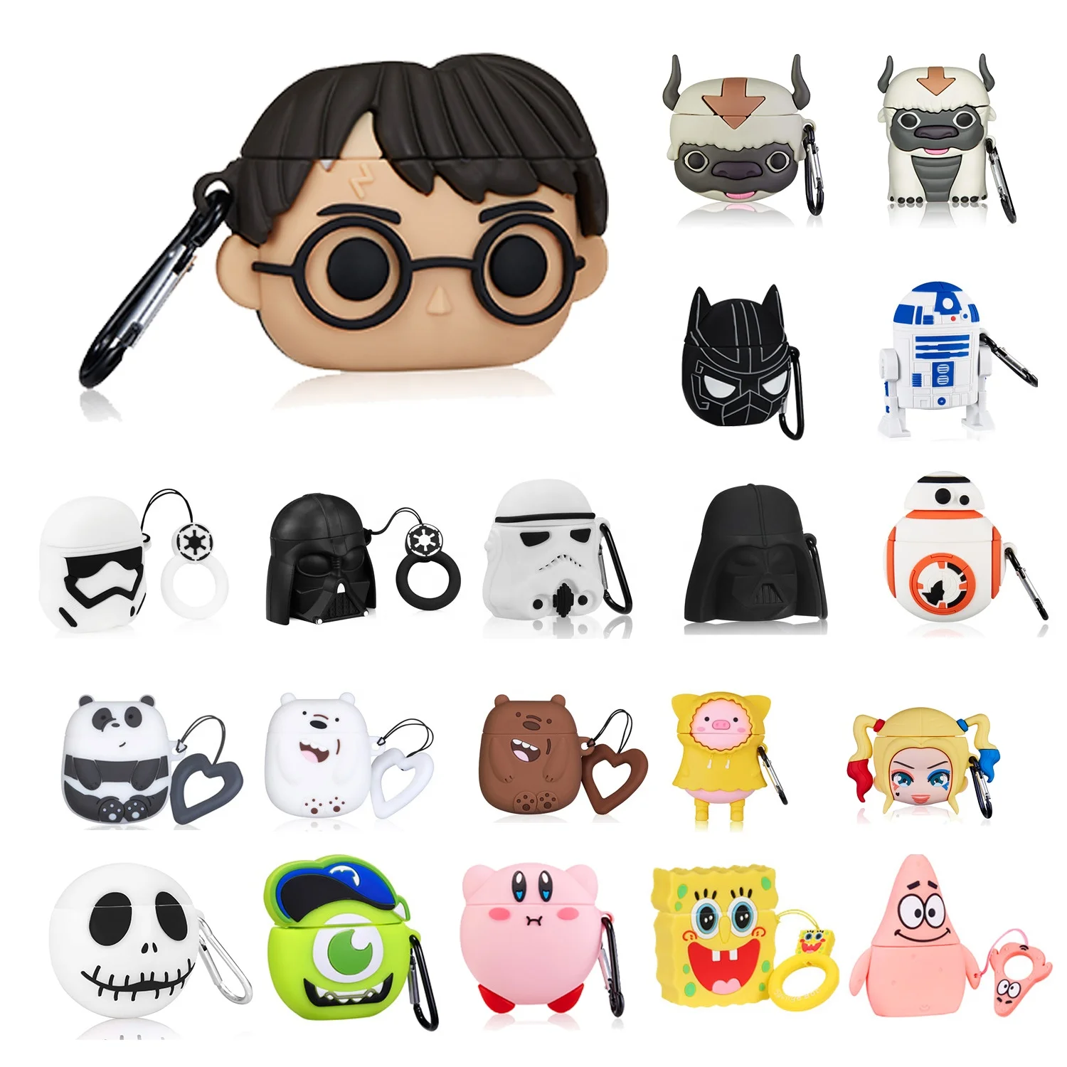 3D Cartoon Ear Bud Cases Funny Cute Silicone Case For Apple Airpods Pro Airpod Cases 2021 Wireless Charging Cover Box, Multiple colors
3D Cartoon Ear Bud Cases Funny Cute Silicone Case For Apple Airpods Pro Airpod Cases 2021 Wireless Charging Cover Box, Multiple colors