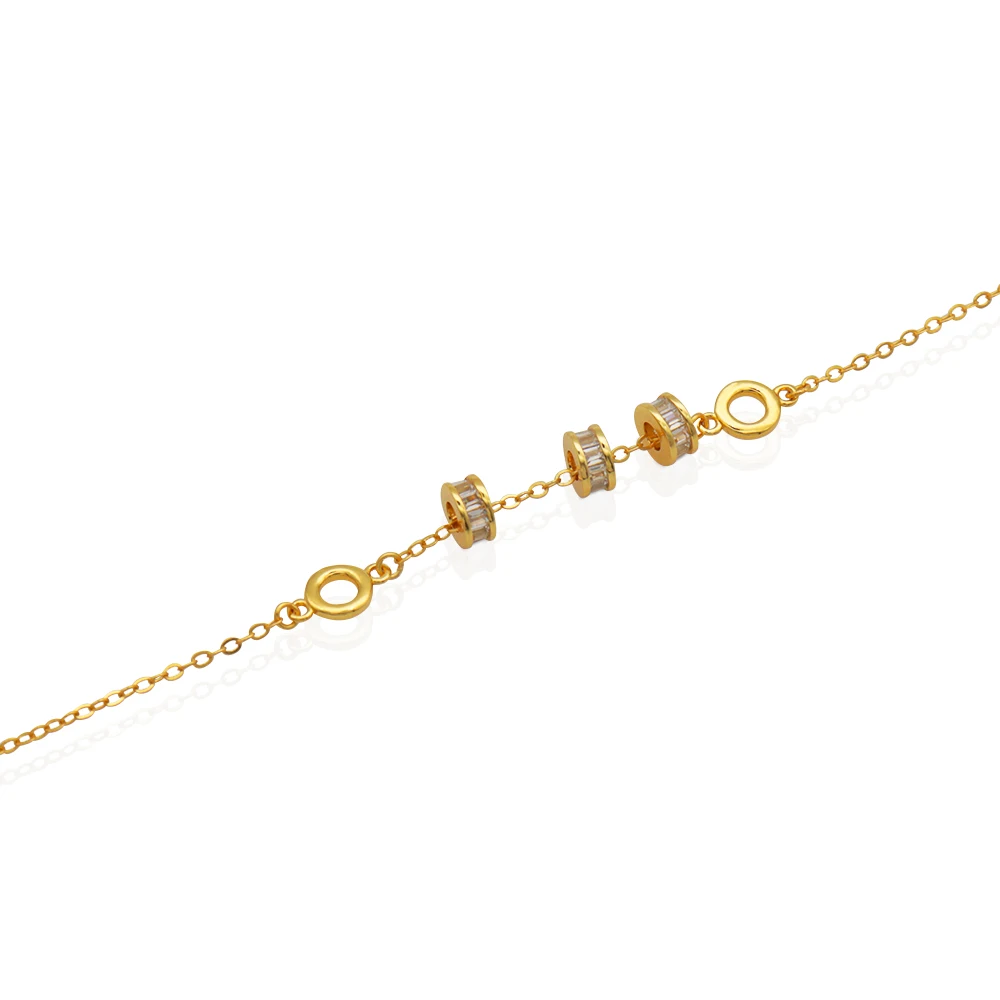 Chris April In stock trendy 925 silver gold plate adjustable luncky zircon bracelet for women
Chris April In stock trendy 925 silver gold plate adjustable luncky zircon bracelet for women