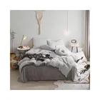 Decorative warm knitted chenille 4pc bedding set