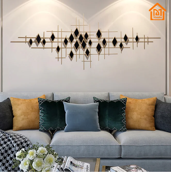 Light luxury living room iron mural sofa background decoration three-dimensional bedroom decoration wall hanging, Gold
Light luxury living room iron mural sofa background decoration three-dimensional bedroom decoration wall hanging, Gold