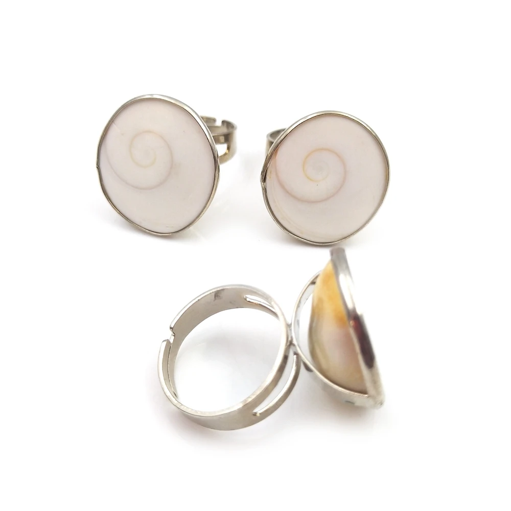 natural siva eye shell cabochon gemstone rings hand polish smooth & flat back jewelry healing shell silver ring gift, Multi
natural siva eye shell cabochon gemstone rings hand polish smooth & flat back jewelry healing shell silver ring gift, Multi