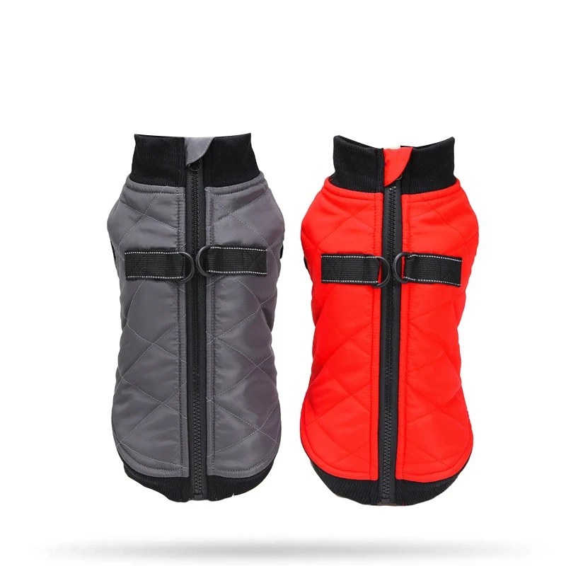 Manufacturer Wholesale Zipper Design Cotton Winter Warm Outfit Pet Dog Jacket, As the picture shows
Manufacturer Wholesale Zipper Design Cotton Winter Warm Outfit Pet Dog Jacket, As the picture shows