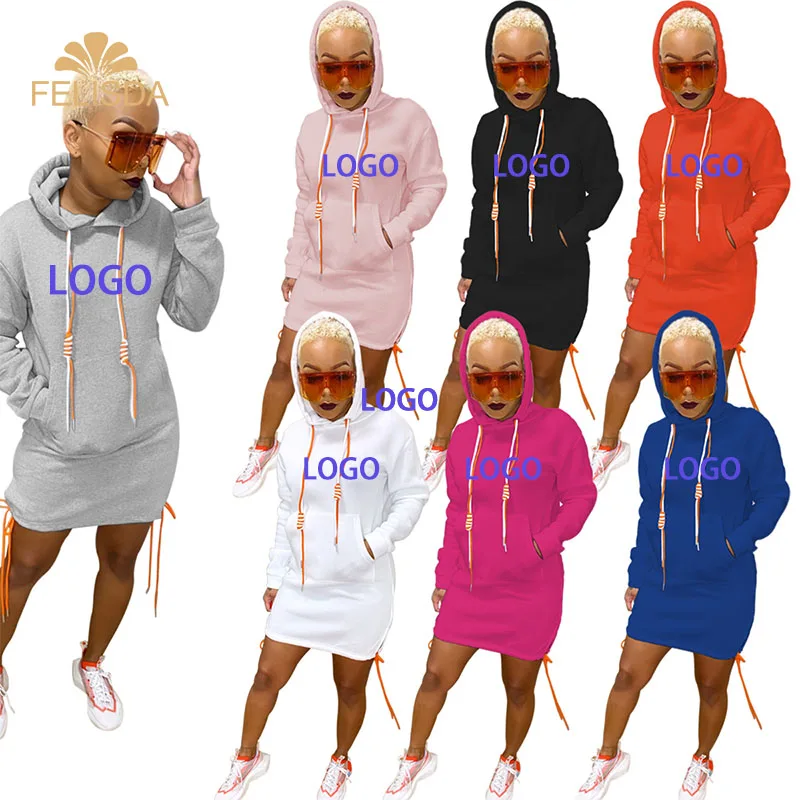 Custom Logo Turtleneck Cotton Dress Women Thicken Long Sleeve Women's Hoodies Casual Dress With Pockets
Custom Logo Turtleneck Cotton Dress Women Thicken Long Sleeve Women's Hoodies Casual Dress With Pockets