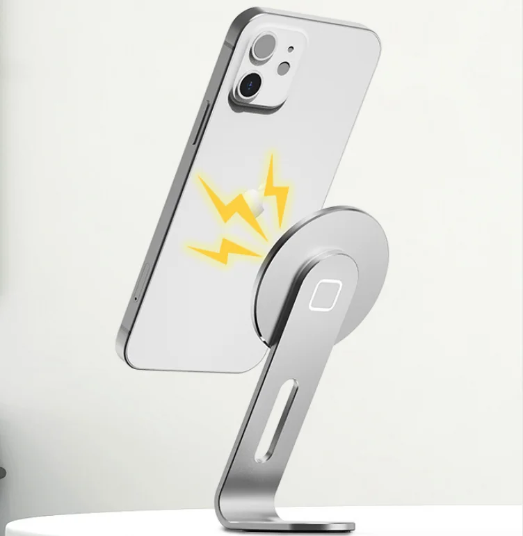 2021 Trendy Magnetic Phone Holder Aluminum Alloy Desktop Mobile Phone Stand For iPhone 12 Mini Pro Max
2021 Trendy Magnetic Phone Holder Aluminum Alloy Desktop Mobile Phone Stand For iPhone 12 Mini Pro Max