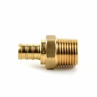 3/4 Nsf Copper Pipe Female Or Male Fitting Lead Free Brass Pex Barbed Coupling