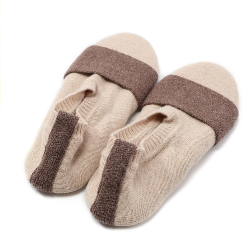 New Design 100% Pure Cashmere Ballet Knitted Shoes Upper Home Slippers
New Design 100% Pure Cashmere Ballet Knitted Shoes Upper Home Slippers