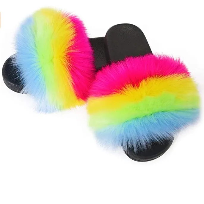 2021 Hot Selling Women's Furry Slides Fur Slides 100% Fox Raccoon Fashion Fur Slippers for Women, More than 30 colors you can choose
2021 Hot Selling Women's Furry Slides Fur Slides 100% Fox Raccoon Fashion Fur Slippers for Women, More than 30 colors you can choose