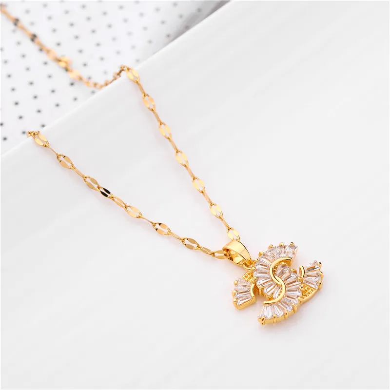 2021 fashion personality diamond inlaid Stainless Steel cc Necklace for women
2021 fashion personality diamond inlaid Stainless Steel cc Necklace for women