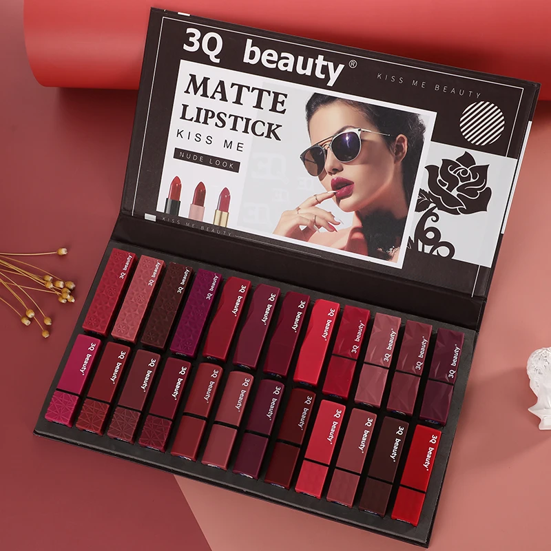 3Q beauty hot sale 12 colors Moisturizing Matte Lipstick lipstick set lipstick vendor
3Q beauty hot sale 12 colors Moisturizing Matte Lipstick lipstick set lipstick vendor