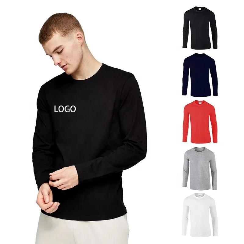 Wholesale 180GSM Unisex 100% Cotton Long-sleeved Men's T Shirt Long Sleeve Tshirt Custom LOGO For Men t-shirts
Wholesale 180GSM Unisex 100% Cotton Long-sleeved Men's T Shirt Long Sleeve Tshirt Custom LOGO For Men t-shirts