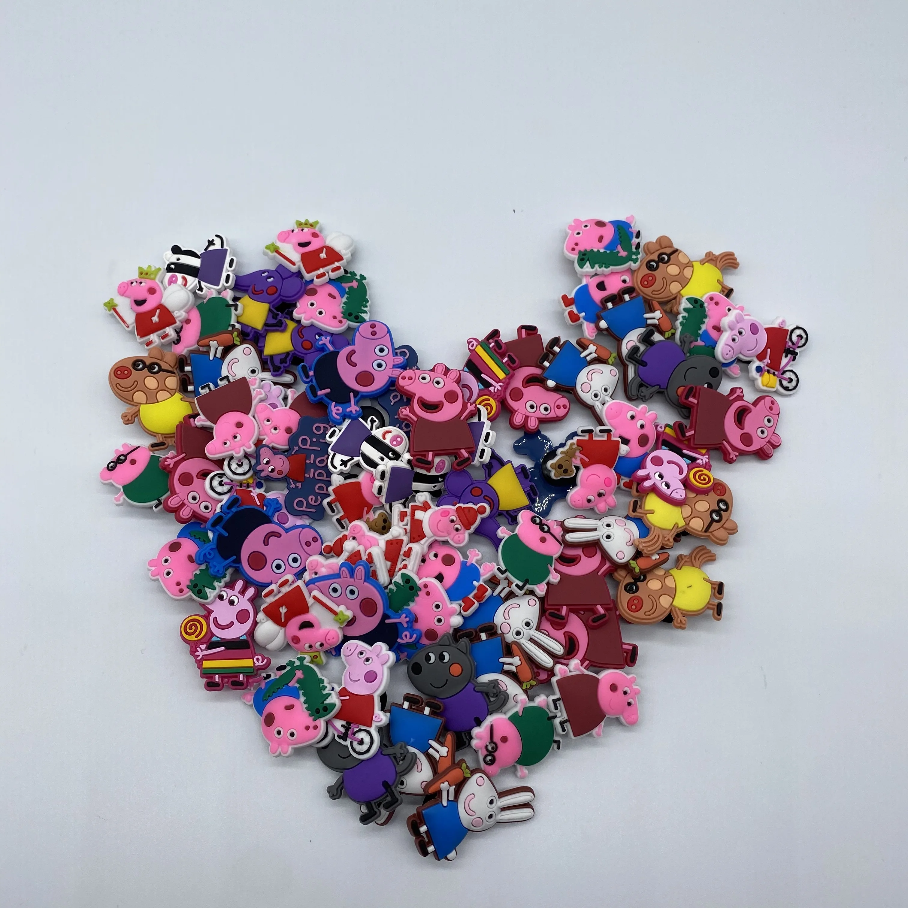 100 pcs PINK PIG Wholesale Price Cute And Colorful Sandals Charms Clog Decoration Charms For sandals and bracelets Gifts for, As picture
100 pcs PINK PIG Wholesale Price Cute And Colorful Sandals Charms Clog Decoration Charms For sandals and bracelets Gifts for, As picture