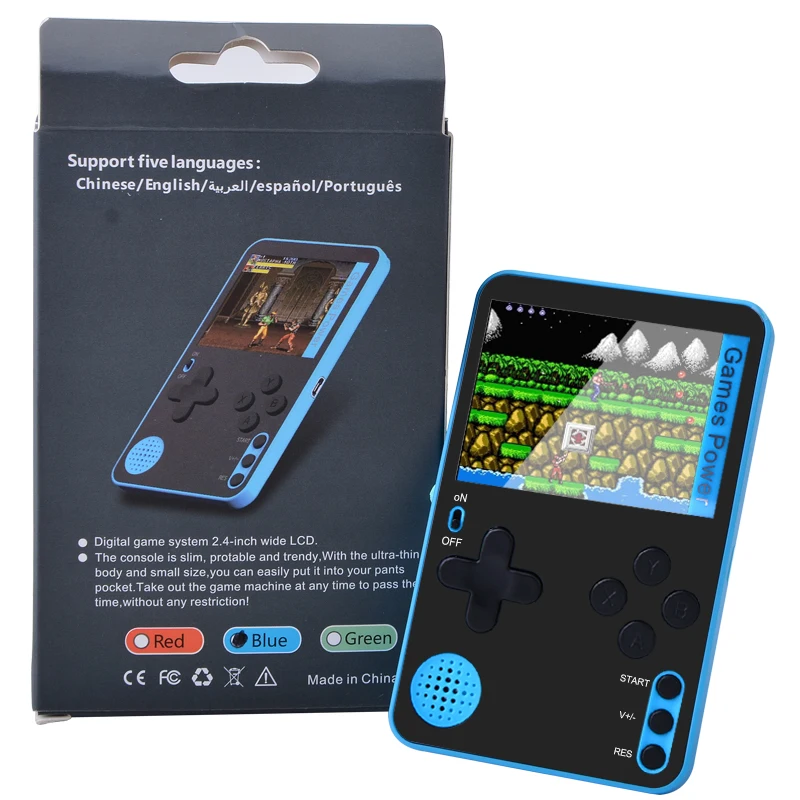 

Ultra Thin Handheld Video Game Console Portable Game Player Built-in 500 games Retro Gaming Console consolas de jogos de video