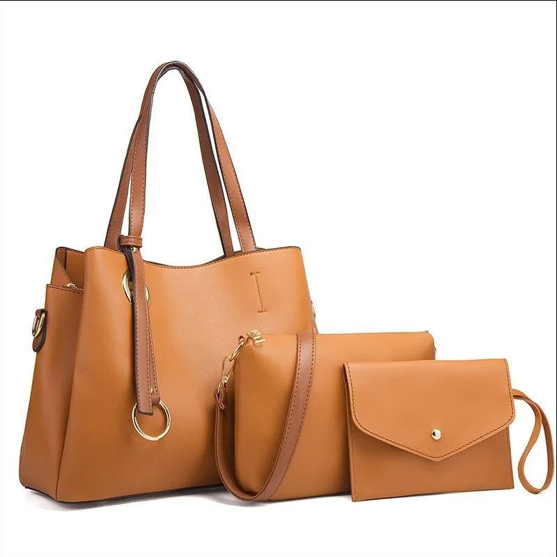 China Factory Lady Business Laisure Laptop Wallet Purse Handbags Fashion Artificial leather 3pcs Woman Tote Bag Soft PU Handbag
China Factory Lady Business Laisure Laptop Wallet Purse Handbags Fashion Artificial leather 3pcs Woman Tote Bag Soft PU Handbag