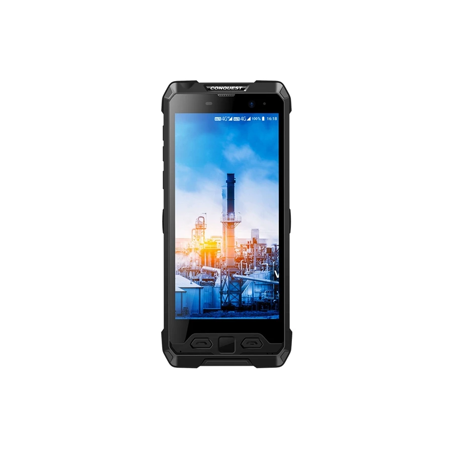 Conquest S19 accurate satellite location dual SIM card dual standby ultra rugged android phone with barcode scanner
Conquest S19 accurate satellite location dual SIM card dual standby ultra rugged android phone with barcode scanner