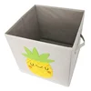 Hot sale collapsible fabric high quality non- woven fashion toy organizer cartoon pattern Storage box