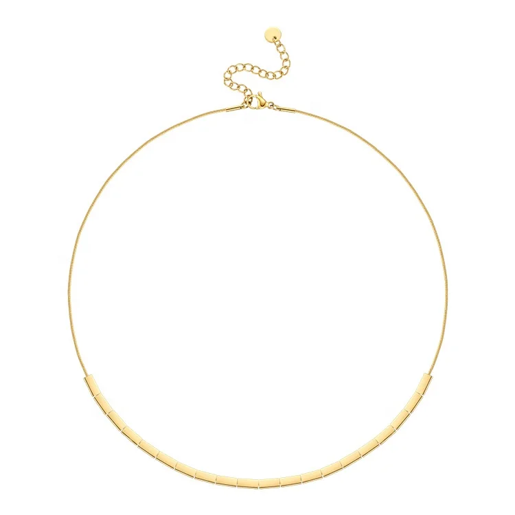 Latest High Quality 18K Gold Plated Stainless Steel Jewelry Long Square Charm Accessories Necklace P213260
Latest High Quality 18K Gold Plated Stainless Steel Jewelry Long Square Charm Accessories Necklace P213260