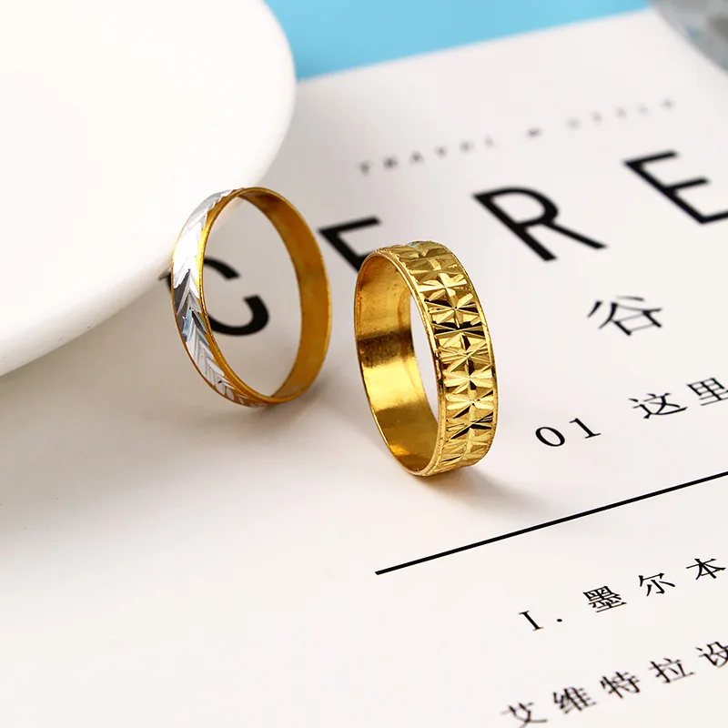 Weihao Hot Sale Personalized Ring Style Trendy Punk Ring Gold Silver Edge Alloy Ring, As picture show
Weihao Hot Sale Personalized Ring Style Trendy Punk Ring Gold Silver Edge Alloy Ring, As picture show