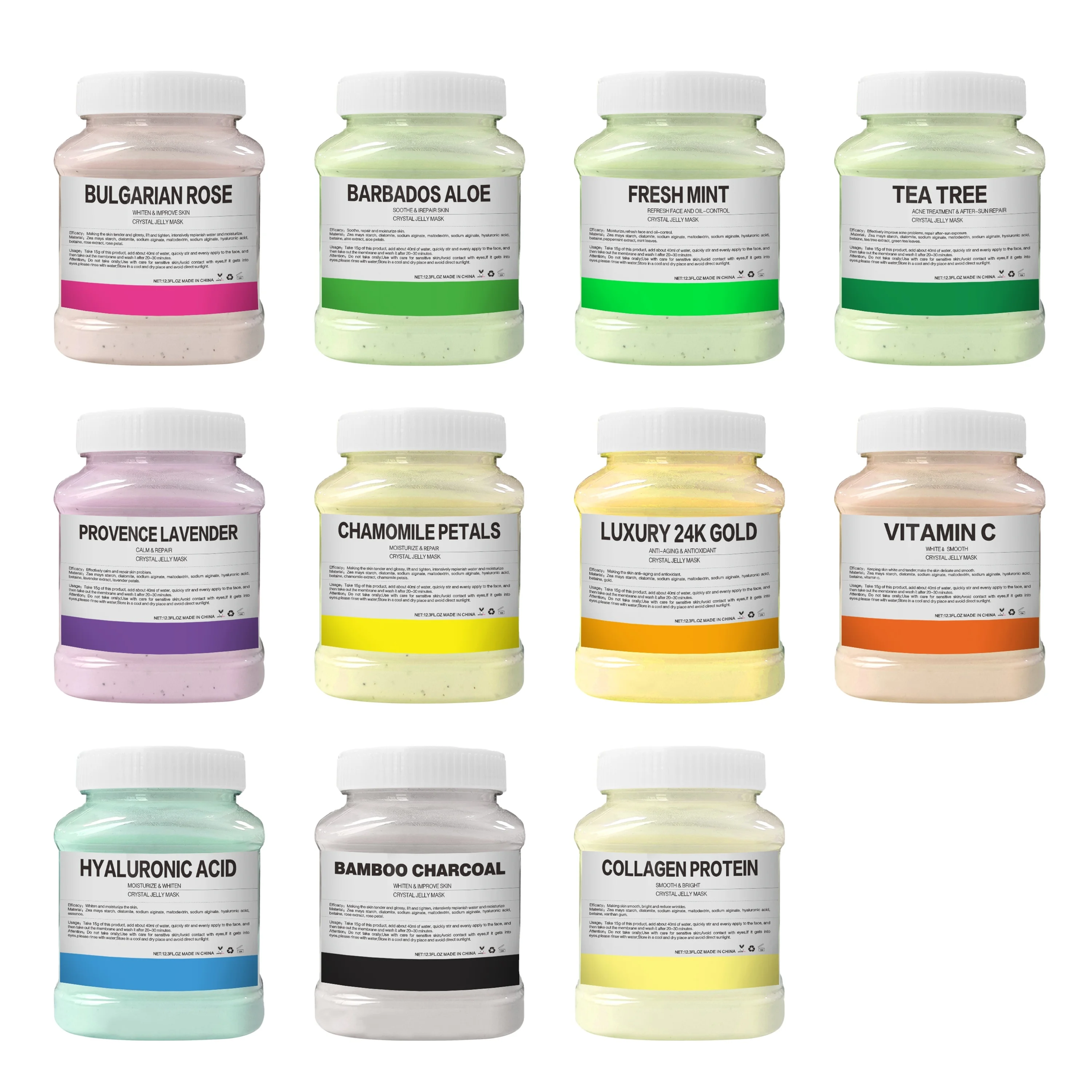 Self-owned brand 350G whitening moisturizing fruit flavor facial mask powder beauty salon level feelings
Self-owned brand 350G whitening moisturizing fruit flavor facial mask powder beauty salon level feelings