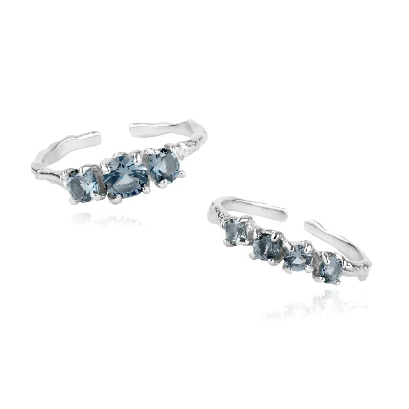 New Designer Irregular Opening Female Luxury Adjustable Zircon Rings For Girls Jewelry
New Designer Irregular Opening Female Luxury Adjustable Zircon Rings For Girls Jewelry