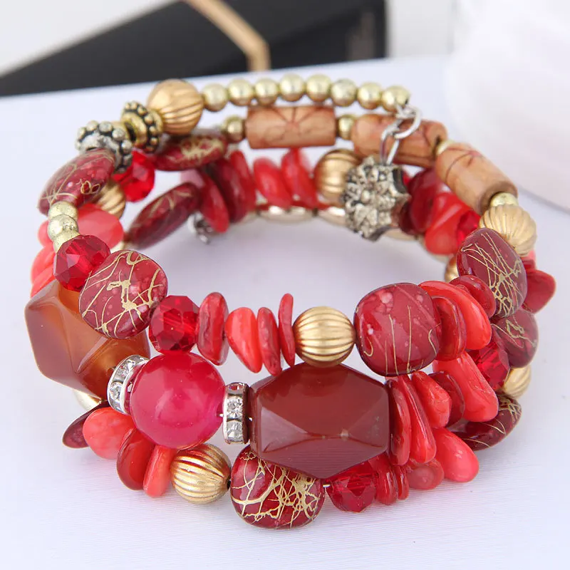 Bohemian Beads Crystal Charms Bracelets For Women and girls Ethnic Natural Stone Bracelets &Bangles Gift
Bohemian Beads Crystal Charms Bracelets For Women and girls Ethnic Natural Stone Bracelets &Bangles Gift