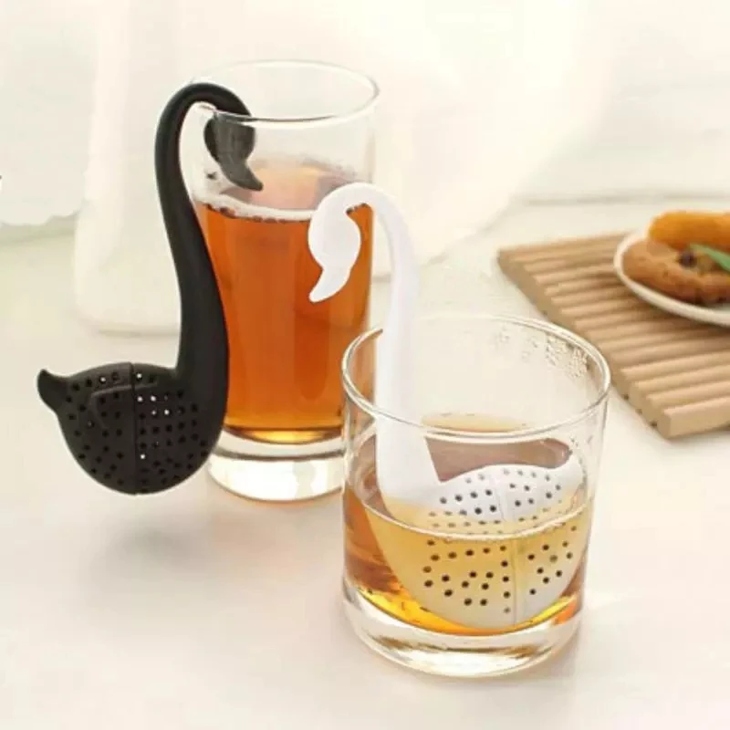 Creative Swan Tea Infuser Environmentally Friendly Plastic Elegant Swan Tea Infuser, White/black
Creative Swan Tea Infuser Environmentally Friendly Plastic Elegant Swan Tea Infuser, White/black